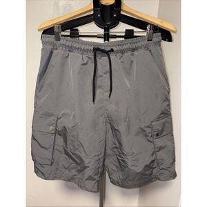 Southpole Men's Quick Dry Water Resistant Cargo Shorts,  Moisture Wick, Gray XL